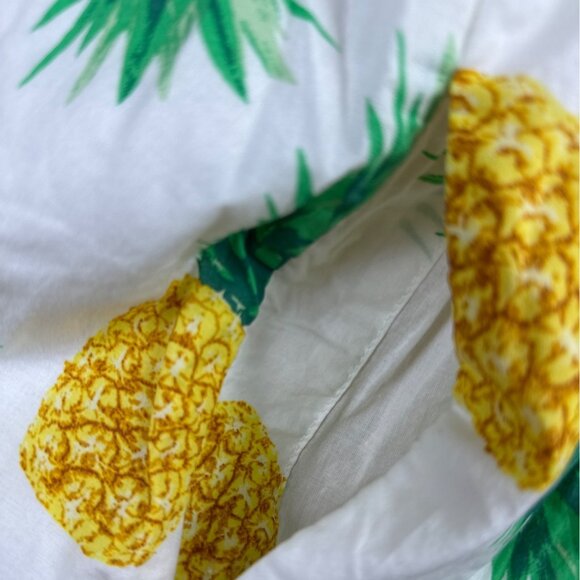 J.Crew Pineapple Print Sundress With Spaghetti Straps & Elastic Waist Size 4 - Picture 7 of 10